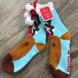 Reindeer Cozy Socks